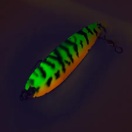 Luhr Jensen Krocodile Die #4 UV Skeddrag, Firetiger, 14g, UV, #8466