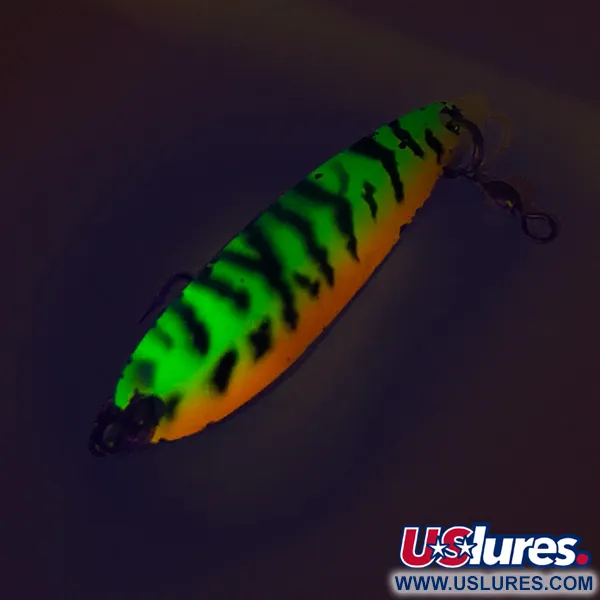 Luhr Jensen Krocodile Die #4 UV Skeddrag, Firetiger, 14g, UV, #8466