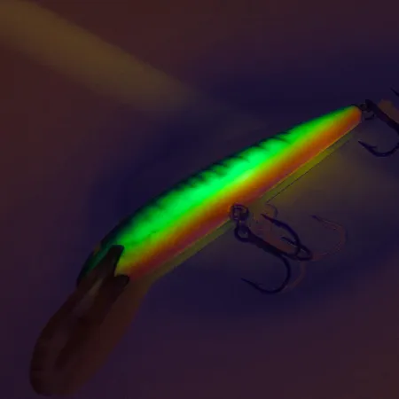 Bagley's Diving Bang-O-Lure Wobbler, Fire Tiger, 12,5g, UV-aktiv, #8474