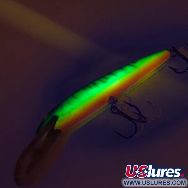 Bagley's Diving Bang-O-Lure Wobbler, Fire Tiger, 12,5g, UV-aktiv, #8474