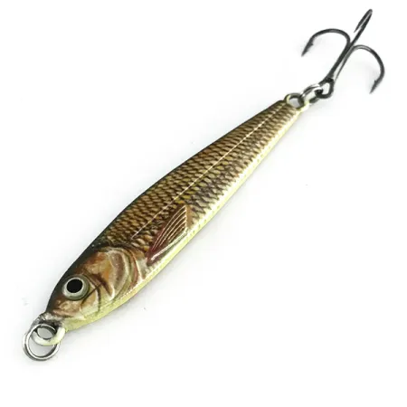 Cabela's Real Image Jig-N-Spoon Pirk, Gold Shiner, 28g, #8496