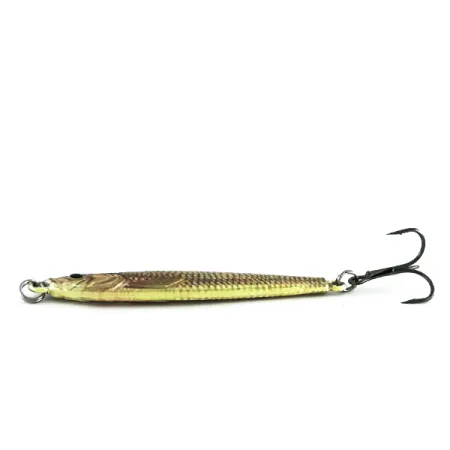 Cabela's Real Image Jig-N-Spoon Pirk, Gold Shiner, 28g, #8496