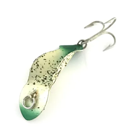 Buck Perry Spoonplug Skeddrag, Vit/Grön, 5g, Djupkontroll, #8500