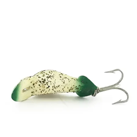 Buck Perry Spoonplug Skeddrag, Vit/Grön, 5g, Djupkontroll, #8500