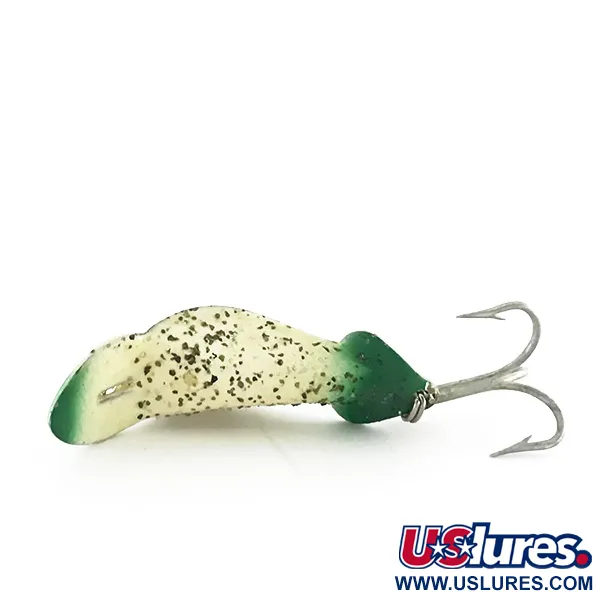 Buck Perry Spoonplug Skeddrag, Vit/Grön, 5g, Djupkontroll, #8500