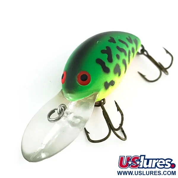 Bomber Model 7A Wobbler, Green Tiger, 9g, UV-finish, #8504