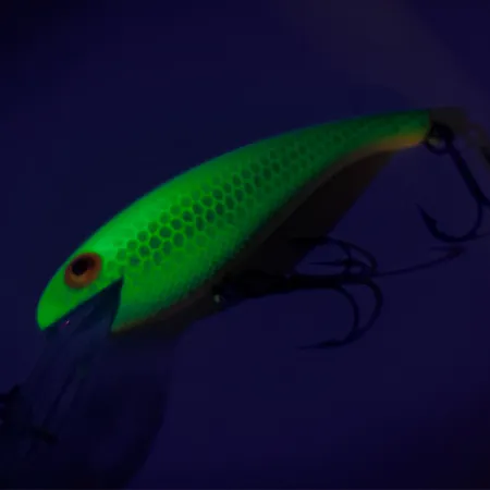 Cotton Cordell Deep Diver UV Vobbler, Grön/Gul/Orange, 7g, UV, #8505