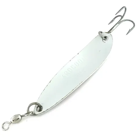 Luhr Jensen Krocodile Die #5 Skeddrag, Vit / Röd, 25g, Prisma, #8508