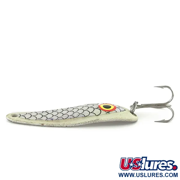 Wolverine tackle Cobra Glow Skeddrag, Vit / Nickel, 14g, Glow, #8513