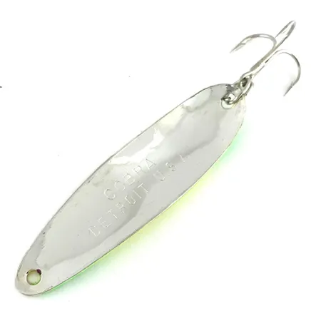 Wolverine Tackle Cobra UV Skeddrag, Nickel/Chartreuse, 14g, UV, #8514