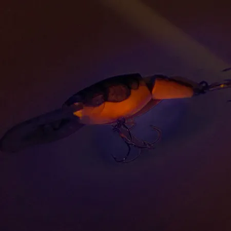 Rapala Shad Rap Jointed RS 05 Wobbler, Orange, 8g, UV-reaktiv, #8526