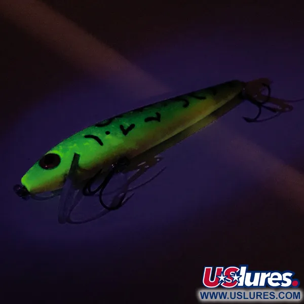 Rebel Floater Flytande Vobbler, Green Tiger, 7g, USA, #8528