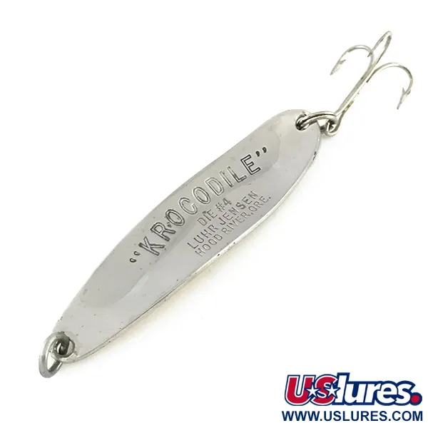 Luhr Jensen Krocodile Die #4 Skeddrag, Nickel / Guld, 14g, #8533
