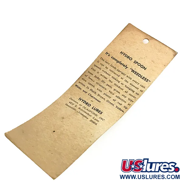 Hydro Lures Weedless Hydro Spoon, Grön, 17g, Vasskyddad, #8596