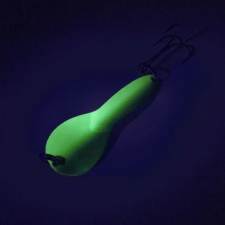 Acme Dazzler #2 UV Skeddrag, Yellow / Green / Nickel, 7g, UV, #8600