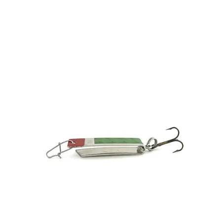 South Bend Super-Duper 502 Skeddrag, Nickel/Röd/Grön, 2,5g, #8620