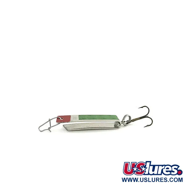 South Bend Super-Duper 502 Skeddrag, Nickel/Röd/Grön, 2,5g, #8620