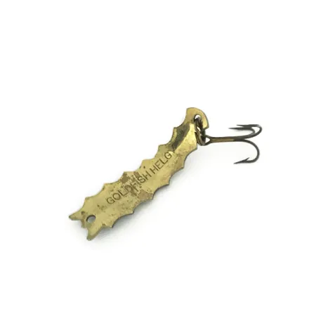 Al's Goldfish Helgy Skeddrag, Svart/Röd/Guld, 4,5g, Larv, #8622