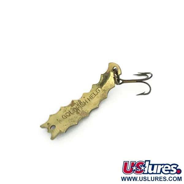 Al's Goldfish Helgy Skeddrag, Svart/Röd/Guld, 4,5g, Larv, #8622