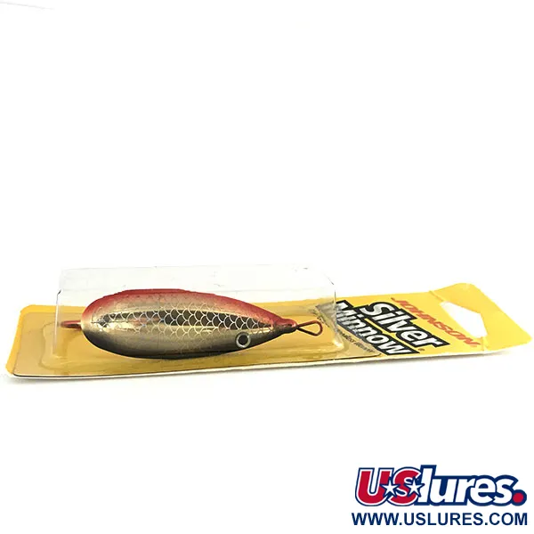 Weedless Johnson Silver Minnow Skeddrag, Röd/Svart/Guld, 14g, #8625