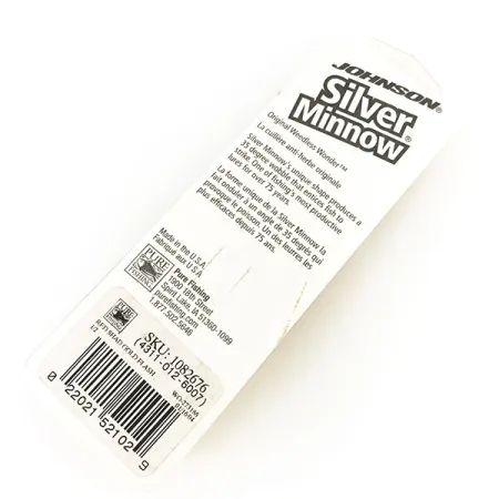 Weedless Johnson Silver Minnow Skeddrag, Röd/Svart/Guld, 14g, #8625