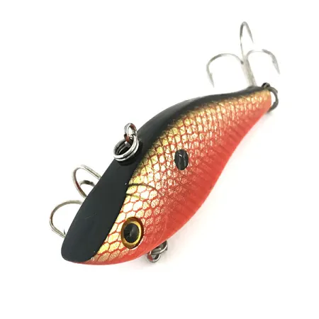 Bass Pro Shops XTS Lipless Crankbait, Röd/Guld/Svart, 14g, Rassel, #8636