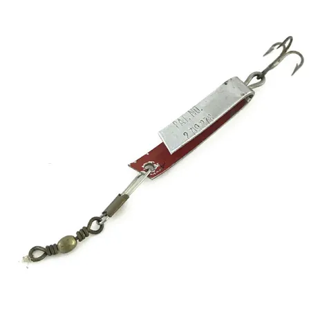 South Bend Super Duper 500 Skeddrag/Spinnare, Nickel/Röd, 1,4g, #8642