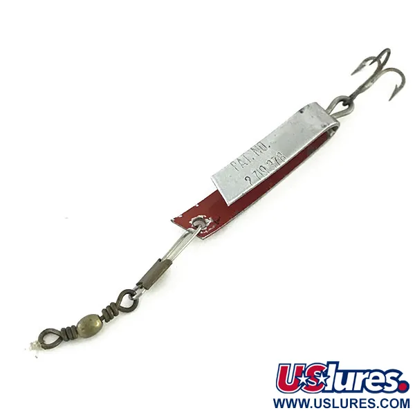 South Bend Super Duper 500 Skeddrag/Spinnare, Nickel/Röd, 1,4g, #8642