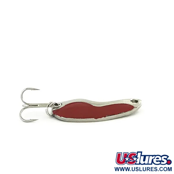 Acme Kamlooper Junior Skeddrag, Vit/Röd/Nickel, 7g, Vågmönster, #8643