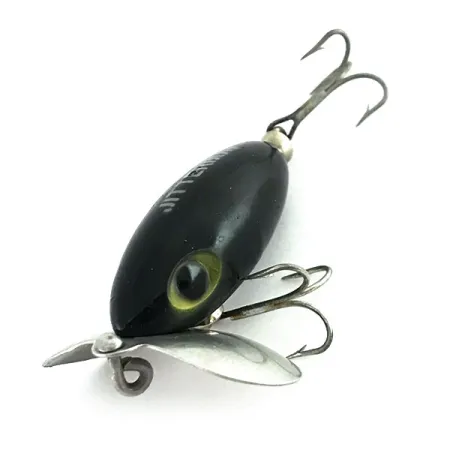 Fred Arbogast Jitterbug Ytbete, Svart, 7g, Metallsked, #8671