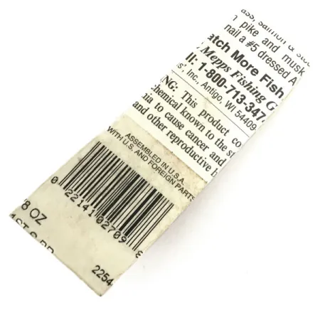 Mepps Aglia 1 dressed Spinnare, Silver, 3,5g, Fjäderkrok, #8678