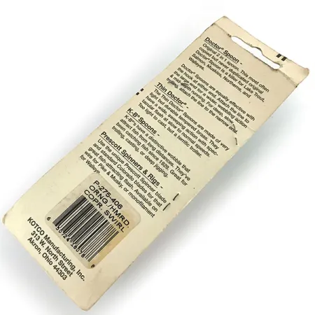 Prescott Spinner Little Doctor 275 Skeddrag, Koppar/Orange, 21g, #8680