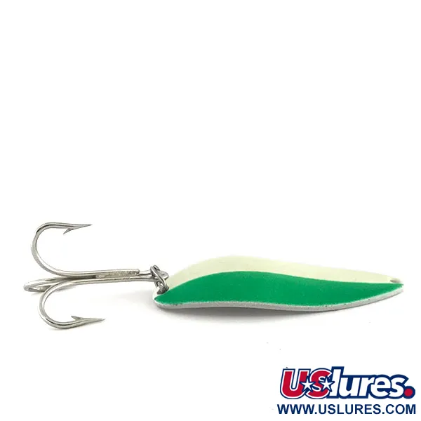 Seneca Little Cleo (Hula Girl) Glow Skeddrag, Grön/Vit, 21g, #8684