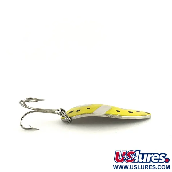 Seneca Little Cleo (Hula Girl) Skeddrag, Gul/Nickel, 18g, Präglad, #8686