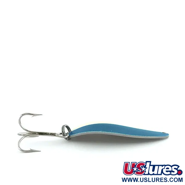 Acme Little Cleo Glow Skeddrag, Blå/Vit/Nickel, 11g, Glow, #8688