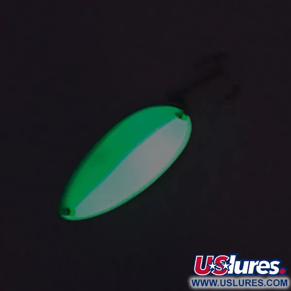 Acme Little Cleo Glow Skeddrag, Blå/Vit/Nickel, 11g, Glow, #8688