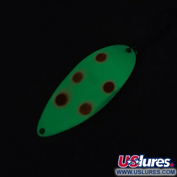 Acme Little Cleo Glow Skeddrag, Vit/Röd/Nickel, 21g, Glow, #8689