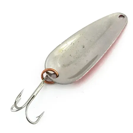 Nebco Aqua Spoon Skeddrag, Röd/Vit/Nickel, 7g, förnicklad, #8703