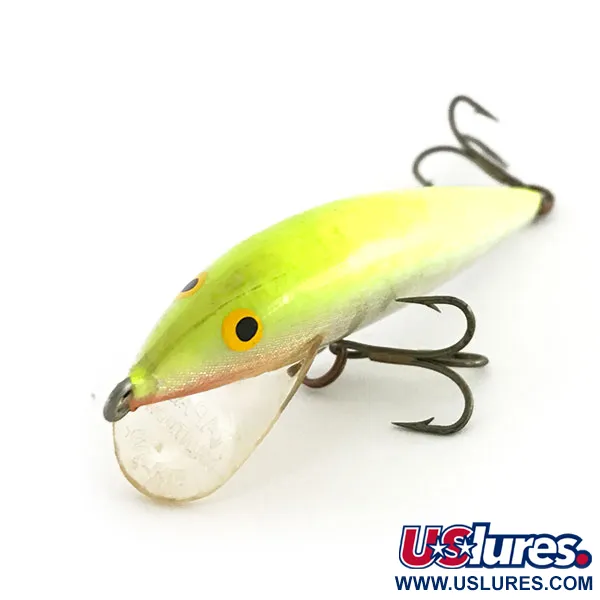 Rapala Countdown S7 Wobbler, Chartreuse, 8g, självlysande, #8704