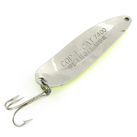 Eppinger Dardevle Cop-E-Cat 7400 UV Skeddrag, Gul/Nickel, 14g, #8721