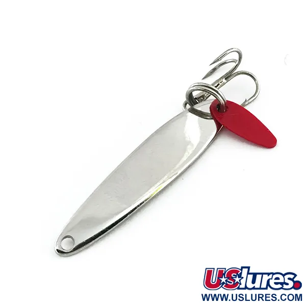 Bay de Noc Swedish Pimple Pirk, Nickel, 4.5g, Isfiske, #8730