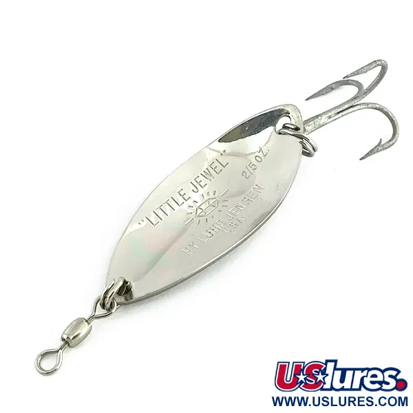 Luhr Jensen Little Jewel Skeddrag, Trout/Nickel, 14g, Vintage, #8733
