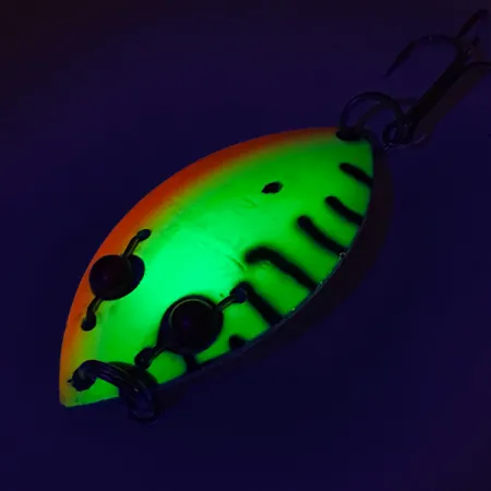 Gibbs Ruby Eye Wiggler 2 UV Skeddrag, Fire Tiger, 13g, Glasögon, #8739