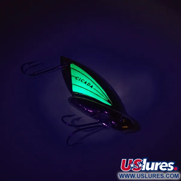 Reef Runner Cicada Blade Bait, Guld / Grön, 6g, USA, #8745