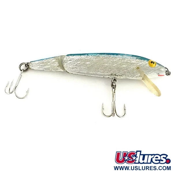 Rebel Floater Jointed Minnow, Silver/Blå, 7g, Ledad, #8748
