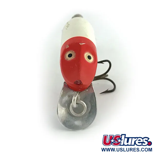 Heddon River Runt Tiny Floating Wobbler, Red Head, 7g, Vintage, #8751