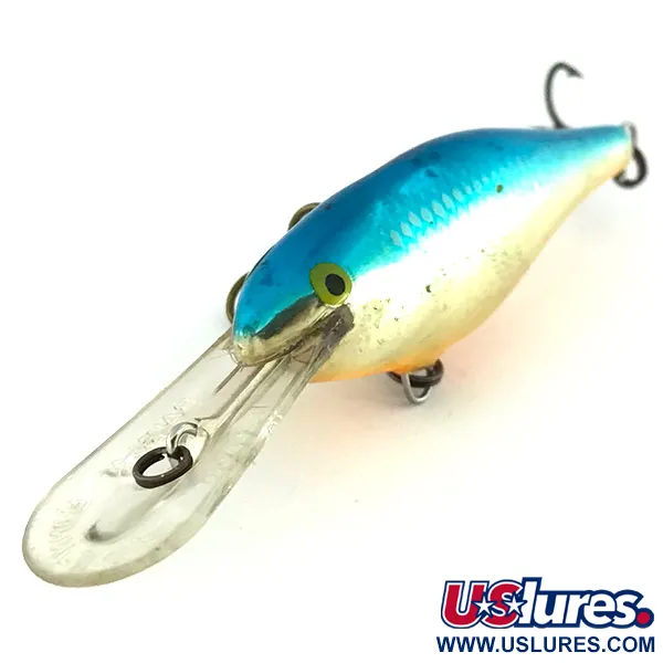 Rapala Shad Rap Deep Runner 07 Wobbler, Blå/Silver, 8g, Balsa, #8756