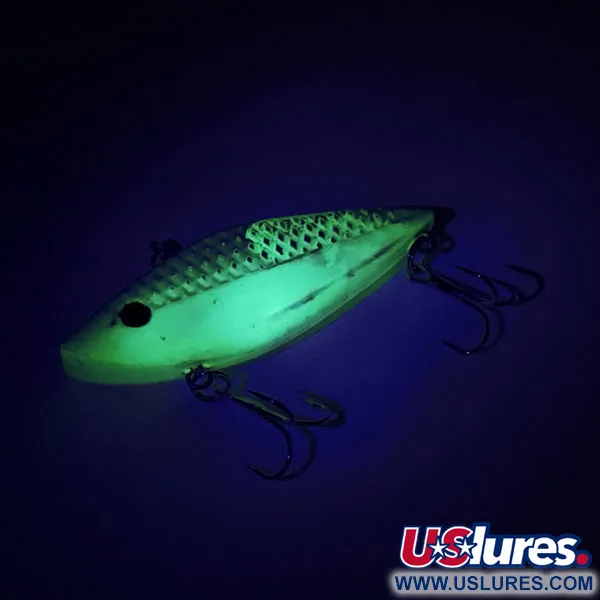 Strike King Diamond Shad UV Lipless Crankbait, Blågrön/UV, 12g, #8759