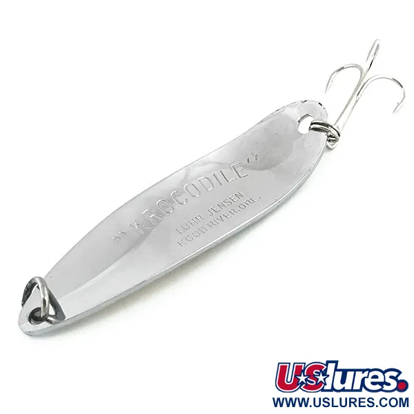 Skeddrag Luhr Jensen Krocodile Die #5, Nickel/Guldhologram, 28g, #8766