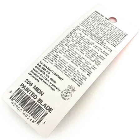 Worden’s Original Rooster Tail Spinnare, Svart, 1.77g, #206MIDN